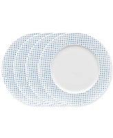 Noritake Hammock "Dots" Rim Dinner Plates, Set of 4