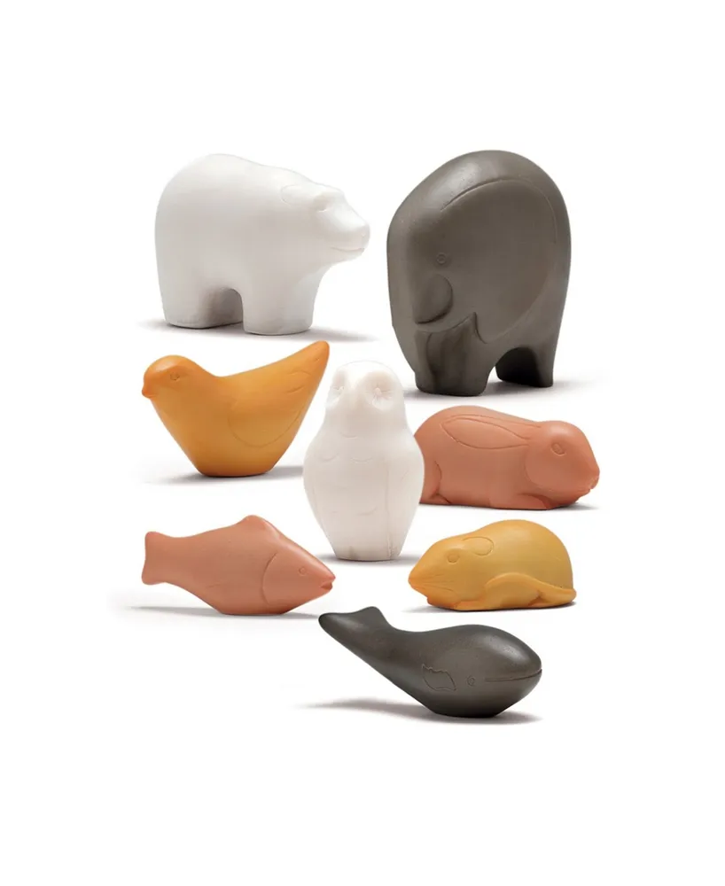 Yellow Door Sensory Play Animal Stone, Pack of 8