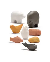 Yellow Door Sensory Play Animal Stone, Pack of 8