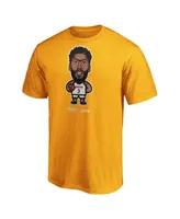 Men's Fanatics Anthony Davis Gold Los Angeles Lakers 2020 Nba Playoffs Star Player T-shirt