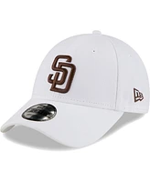 Men's New Era White San Diego Padres League Ii 9FORTY Adjustable Hat