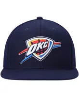 Men's Mitchell & Ness Navy Oklahoma City Thunder Ground 2.0 Snapback Hat