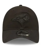 Men's New Era Toronto Blue Jays Black on Black Core Classic 2.0 9TWENTY Adjustable Hat