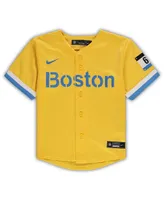 Toddler Unisex Nike Gold Boston Red Sox Mlb City Connect Replica Team Jersey