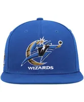 Men's Mitchell & Ness Blue Washington Wizards Hardwood Classics Snapback Hat