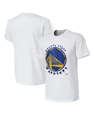 Men's Nba x Naturel White Golden State Warriors No Caller Id T-shirt