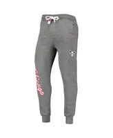 Men's Sportiqe Gray Chicago Bulls 2021/22 City Edition Daly Tri-Blend Jogger Pants