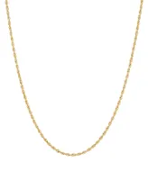 Glitter Rope 24" Chain Necklace in 14k Gold