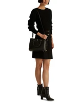 Leather Small Marcy Satchel