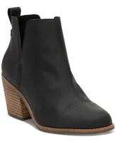 Toms Women's Everly Cutout Block Heel Booties