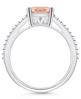 Macy's Morganite and Diamond Accent Ring 14K Gold