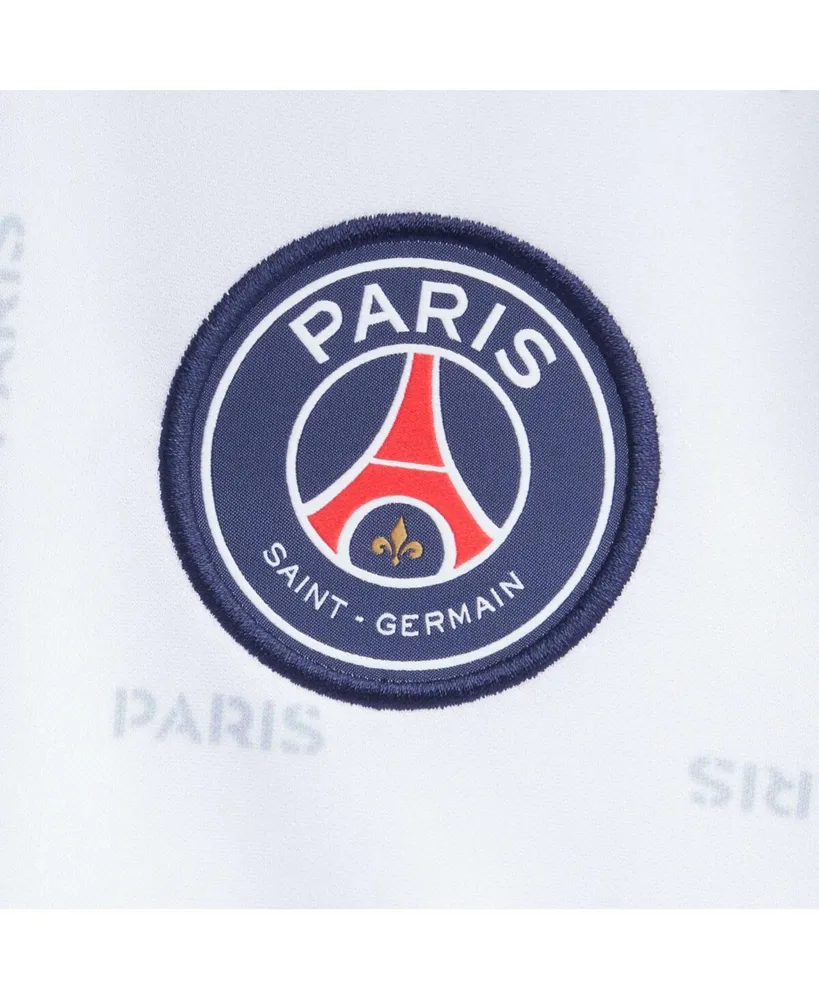 Men's Jordan White Paris Saint-Germain 2021/2022 Pre-Match Performance Top