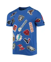 Men's Pro Standard Royal Nfl League Wordmark T-shirt