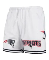 Men's Pro Standard White New England Patriots Mesh Shorts