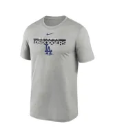 Men's Nike Gray Los Angeles Dodgers City Connect Legend Performance T-shirt