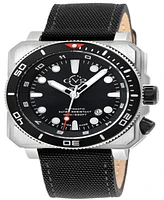 Gevril Men's Xo Submarine Swiss Automatic Canvas Strap Watch 44mm