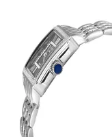 Gevril Women's Padova Swiss Quartz Silver-Tone Stainless Steel Bracelet Watch 30mm