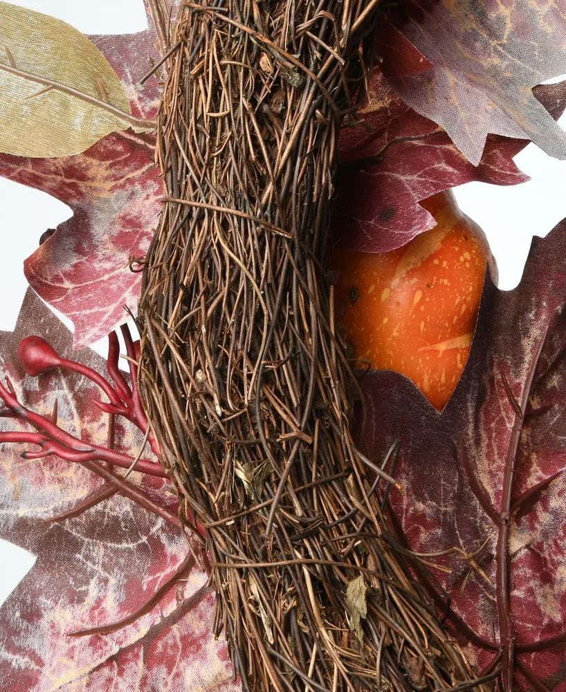 Autumn Ivy Wreath, 24"