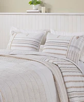 Closeout! Ink+Ivy Salar Blocked Stripes 3-Pc. Quilt Set, King/California King