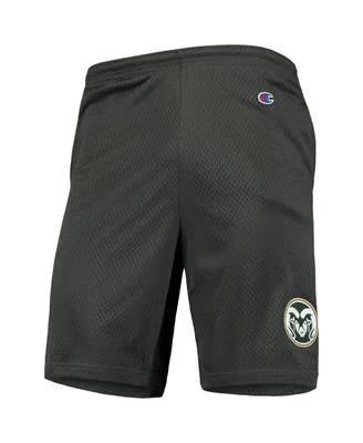 Men's Champion Charcoal Colorado State Rams College Mesh Shorts