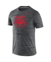 Men's Nike Black Georgia Bulldogs Big and Tall Performance Velocity Space Dye T-shirt