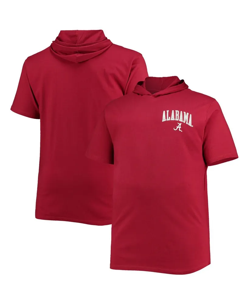 Men's Crimson Alabama Tide Big and Tall Team Hoodie T-shirt