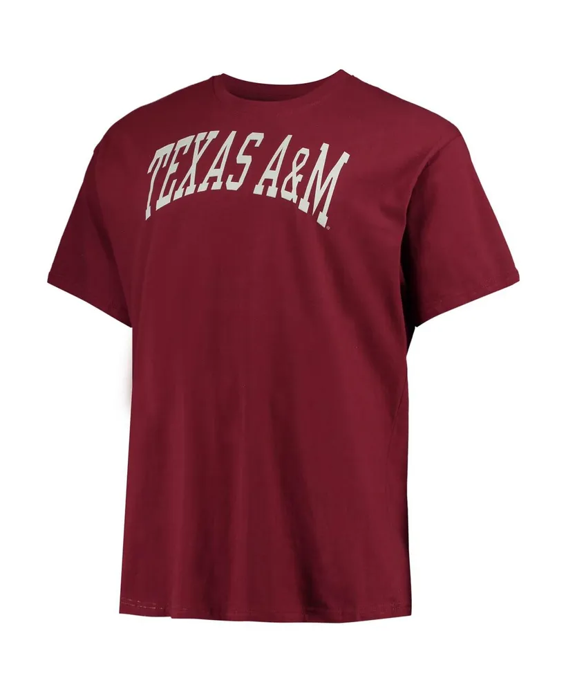 Men's Champion Maroon Texas A&M Aggies Big and Tall Arch Team Logo T-shirt