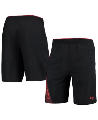 Men's Under Armour Black Texas Tech Red Raiders 2021 Sideline Woven Shorts