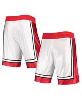 Men's Mitchell & Ness 1989-90 Basketball White Unlv Rebels Authentic Throwback College Shorts