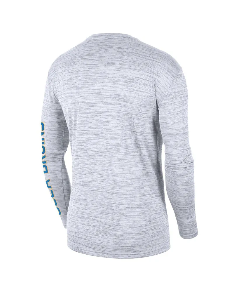 Men's Nike White Ucla Bruins Velocity Legend Team Performance Long Sleeve T-shirt