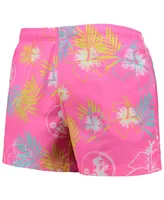 Men's Foco Pink Florida State Seminoles Neon Floral Swim Trunks