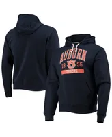 Men's League Collegiate Wear Navy Auburn Tigers Volume Up Essential Fleece Pullover Hoodie