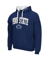 Men's Colosseum Navy Penn State Nittany Lions Big and Tall Arch & Logo 2.0 Pullover Hoodie