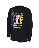 Men's Nike Black Golden State Warriors 2022 Nba Finals Champions Locker Room Long Sleeve T-shirt