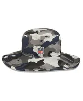 Men's New Era Camo New England Patriots 2022 Nfl Training Camp Official Panama Bucket Hat