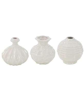 Ceramic Modern 3 Piece Vase Set