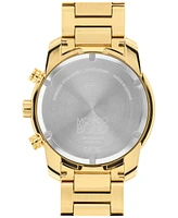 Movado Men's Bold Verso Yellow Ionic Gold-Tone Plated Steel Bracelet Watch 44mm