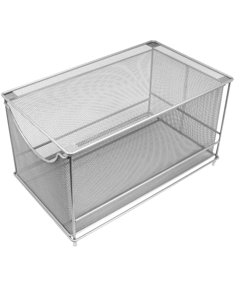 Sorbus 2 Tier Organizer Baskets with Mesh Sliding Drawers