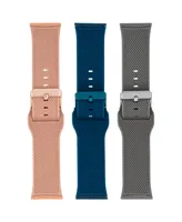 WITHit Silicone Woven Band 3-Pack designed for the Fitbit Versa, Versa 2 And Versa Lite