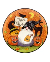 Halloween Gnomes Dessert Plate Set, 4 Pieces