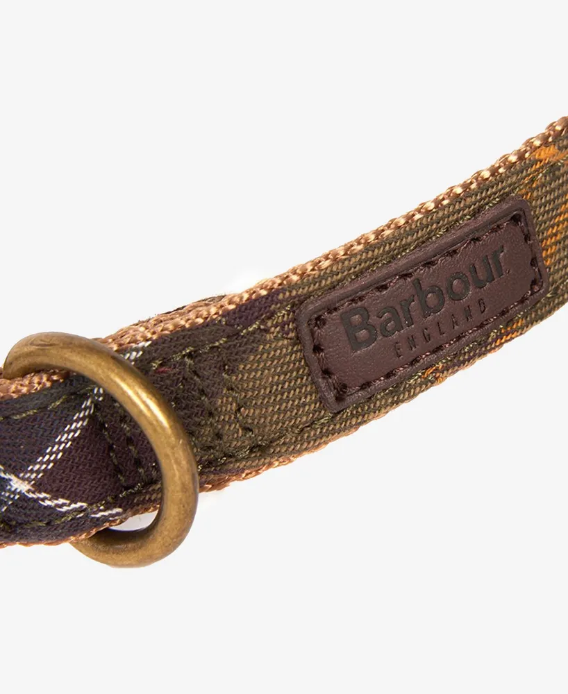 Barbour Tartan Webbing Lightweight Adjustable Dog Collar