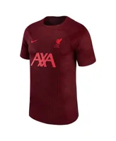 Big Boys Nike Red Liverpool 2022 Pre-Match Raglan Performance Top