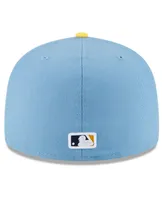 Men's New Era Powder Blue Milwaukee Brewers City Connect 59FIFTY Fitted Hat