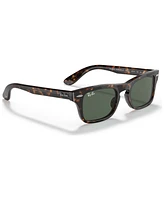 Ray-Ban Jr Kids Low Bridge Fit Sunglasses, RJ9061 Chris (ages 11-13)