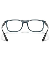 Ray-Ban RB8908 Optics Unisex Rectangle Eyeglasses