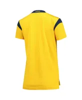 Women's adidas Yellow Sweden National Team 2022 Replica Jersey