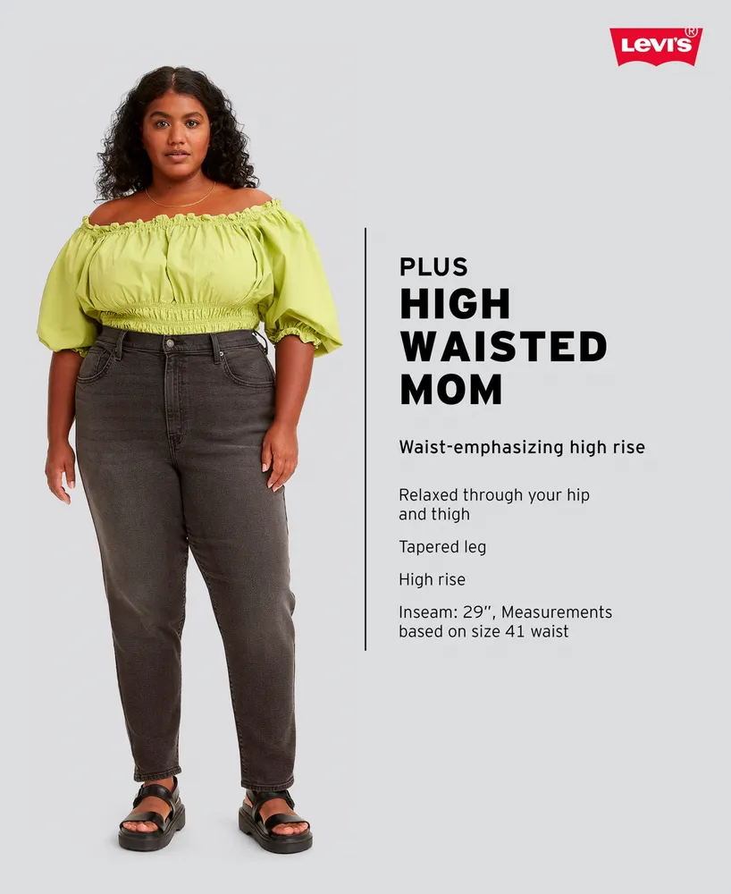 Levi's Trendy Plus Women's High-Waisted Mom Jeans