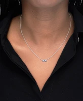 Macy's Sky Blue Topaz Matching Earring and Necklace Set