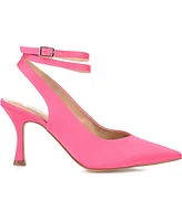 Journee Collection Women's Marcella Satin Heels