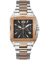 Guess Gc Couture Men's Swiss Two-Tone Stainless Steel Bracelet Watch 36mm - Silver